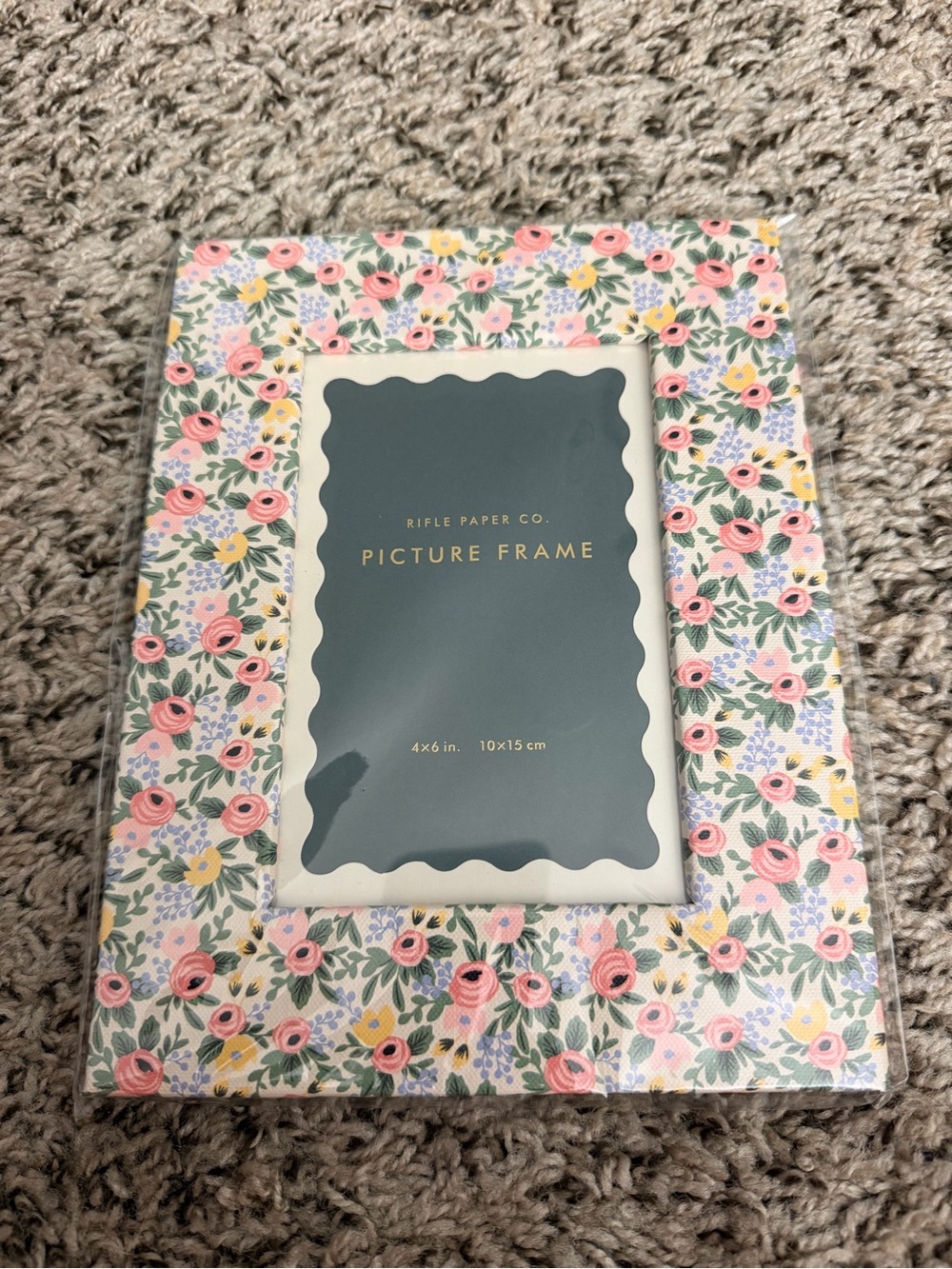 Rifle Paper Co. Pink Floral Picture Frame 4x6 in New & Wrapped
